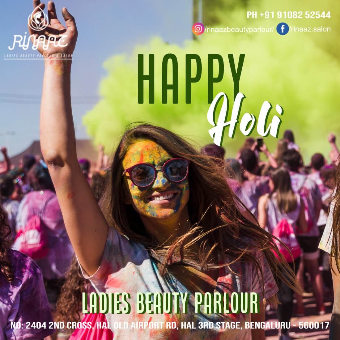 Latest Social Media &amp; Digital Marketing Holi Greetings Image 3